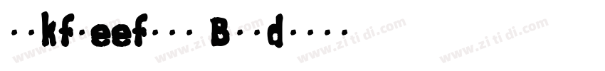 zqkfreefont Bold字体转换